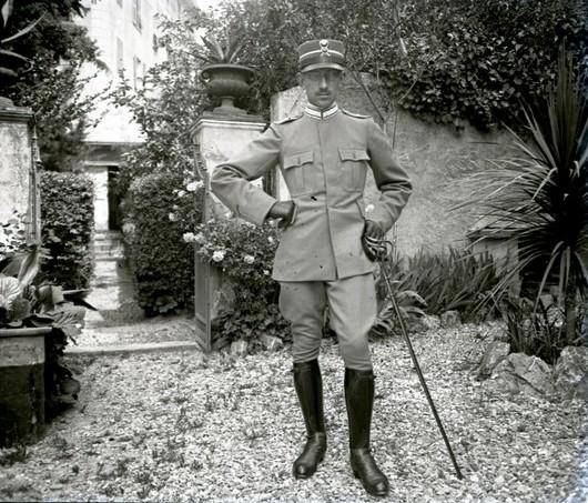 Ludovico Maria Chierici in divisa militare (taglio)