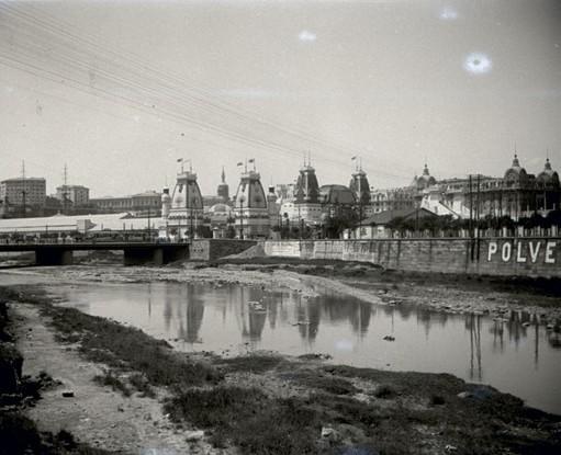 Specchio d'acqua e passerella (taglio)