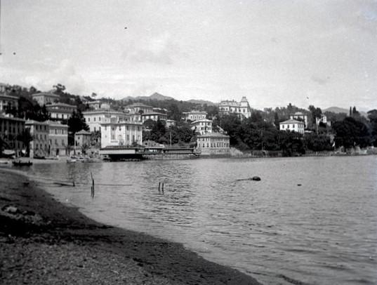 Santa Margherita Ligure. Ville e stabilimenti Balneari (taglio)