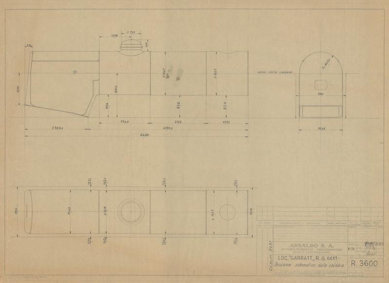 Locomotive Garratt - Schema caldaia