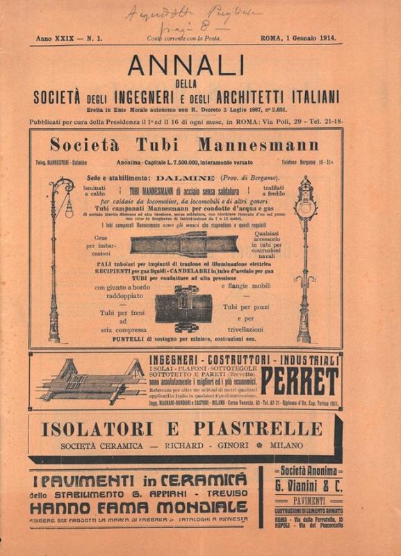 Copertina dell'opuscolo
