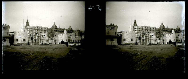 Mostra coloniale. Padiglioni in costruzione (originale)