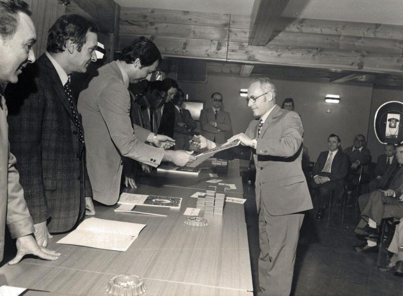 Roncan Riccardo - premiazione dei lavoratori anziani Italsider