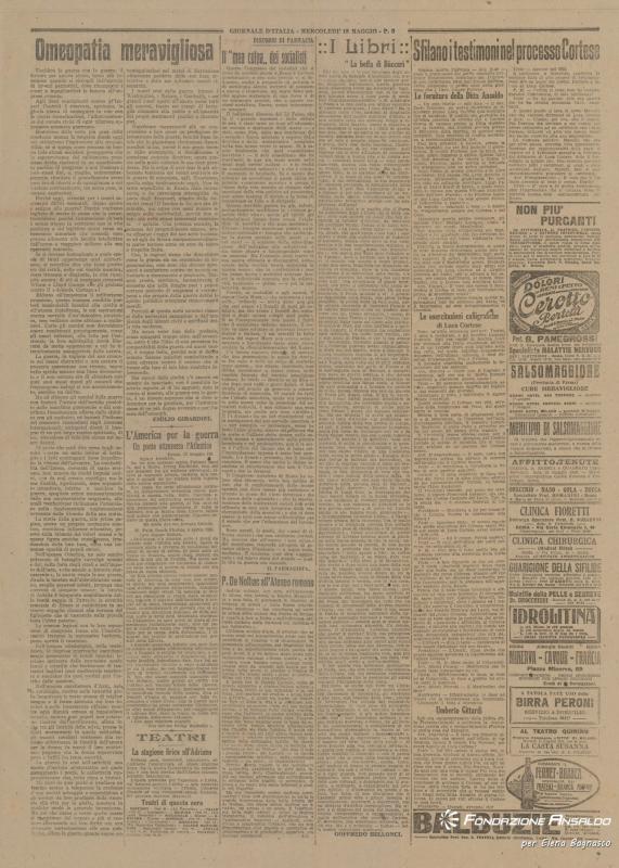 Il Giornale d'Italia, 15.05.1918, p. 3