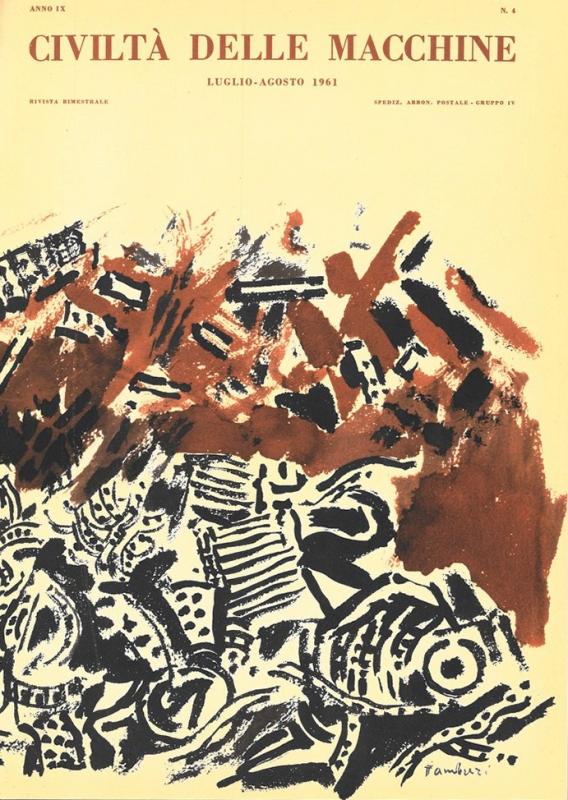 Copertina - Rottami di ferro, di Orfeo Tamburi, luglio - agosto 1961, anno IX, n. 4