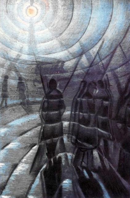 Sergio Russolo "Solidità nella nebbia" (1912), gennaio - febbraio 1959, anno VII, n. 1, p. 40