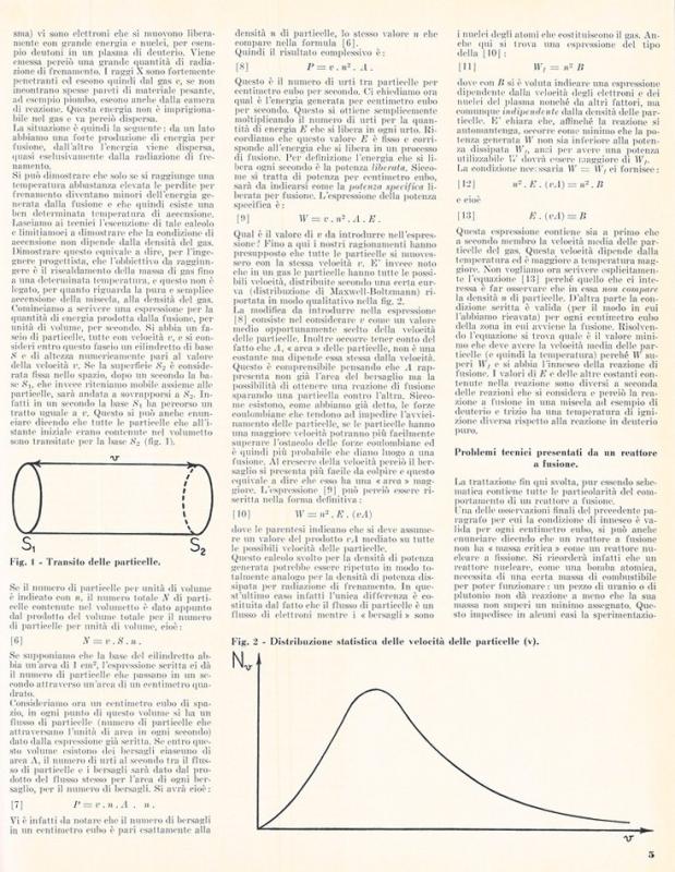 Sviluppi della fisica nucleare dei processi di fusione, di Giorgio Cortellessa, maggio - agosto 1958, anno VI, nn. 3-4, p. 5