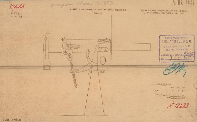 Cannone automatico navale da 37