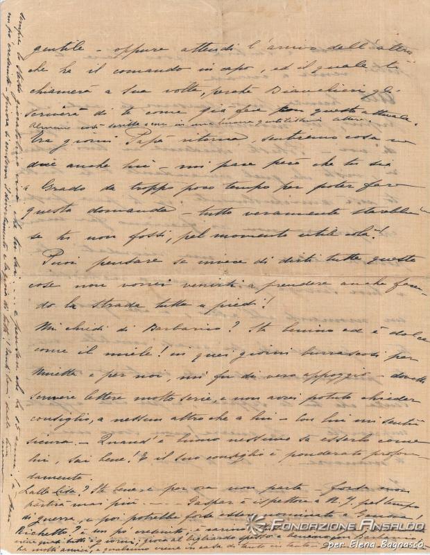 Lettera Maria Furlanetto, senza data retro
