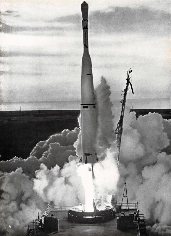 Il lancio del "Thor-Able II" che ha messo in orbita il satellite meteorologico "Tiros I", maggio - giugno 1960, anno VIII, n. 3, p. 51