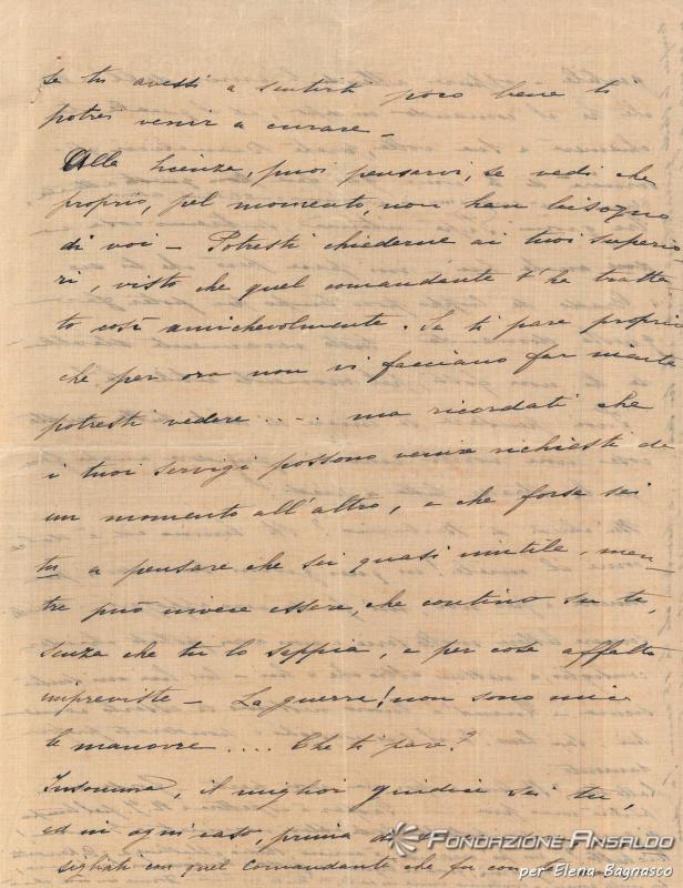 Lettera Maria Furlanetto, senza data, fronte