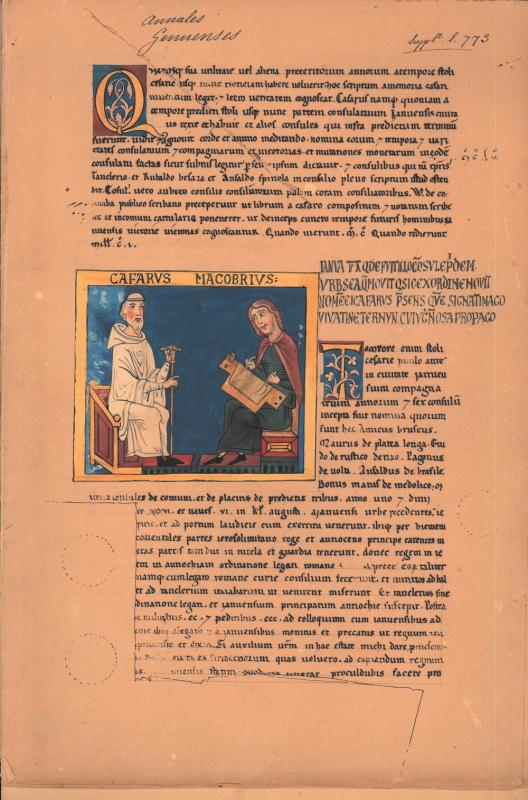 Copia annali del Caffaro, seconda metà sec. XIX, p. 3