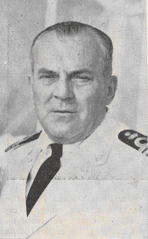 Il cap. L. C. Sup. Francesco Crevato comandante della "Bianca C"