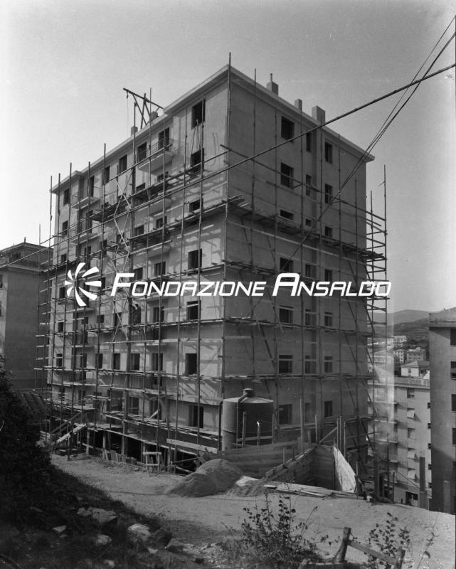 Genova - Marassi - costruzione nuovi caseggiati