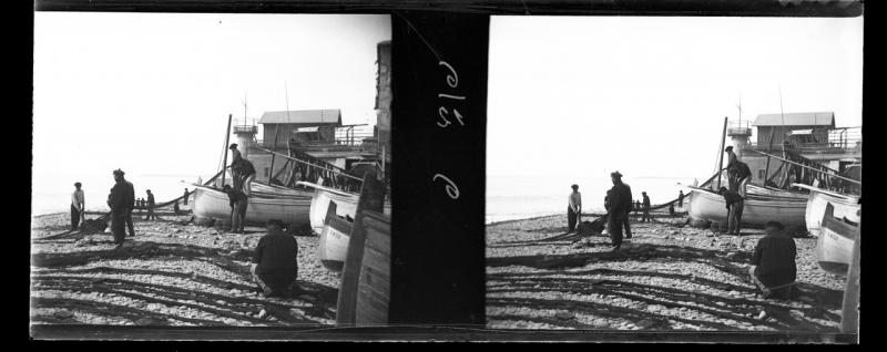 Scene di pescatori alla Foce (originale)