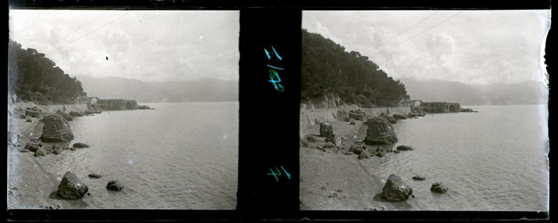 Strada lungo la spiaggia da Santa Margherita a Portofino (originale)