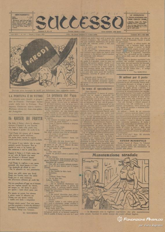 Successo, 09.05.1918, p. 1