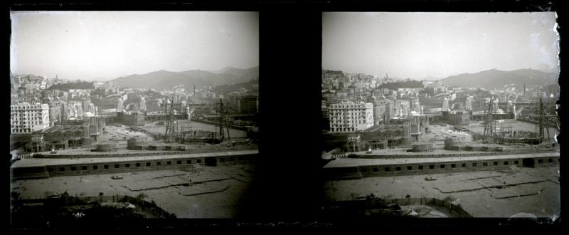 Esposizione Internazionale di Marina e Igiene Marinara. Padiglioni in costruzione (originale)