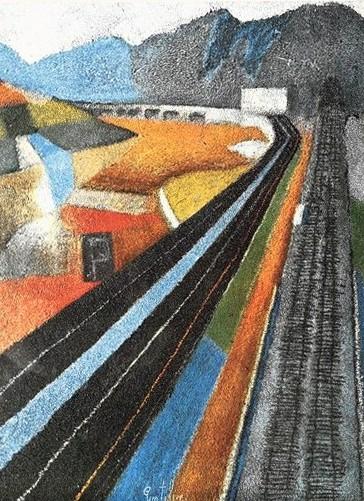 Franco Gentilini "Strada del sole n. 3", novembre - dicembre 1961, anno IX, n. 6, p. 47