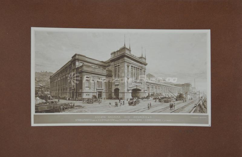 Ansaldo - progetti architettonici di Adolfo Ravinetti, tav. 15