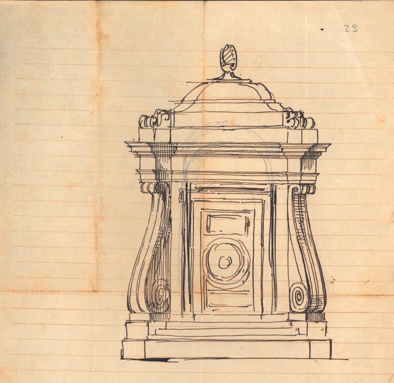 Disegni di Giovanni Battista Ansaldo, seconda metà secolo XIX (9)
