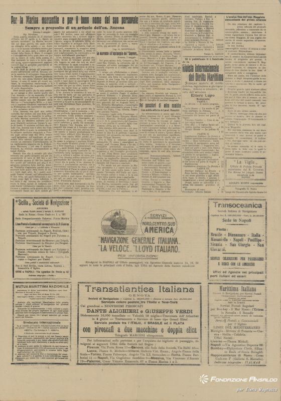 Il Mare 09.05.1918 retro
