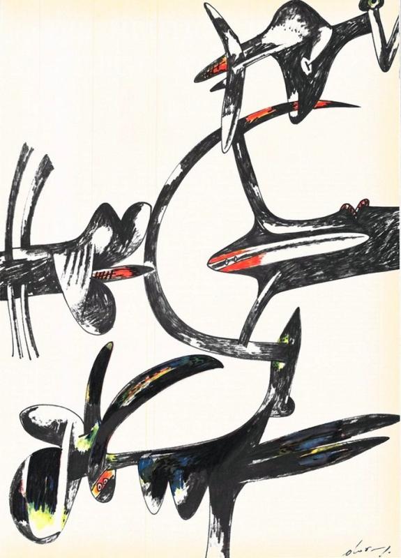 Gianni Dova "Biologia", novembre - dicembre 1962, anno X, n. 6