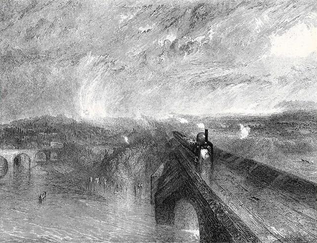 Joseph Mallord William Turner "Pioggia, vapore, velocità" (1844), luglio - agosto 1961, anno IX, n. 4, p. 41