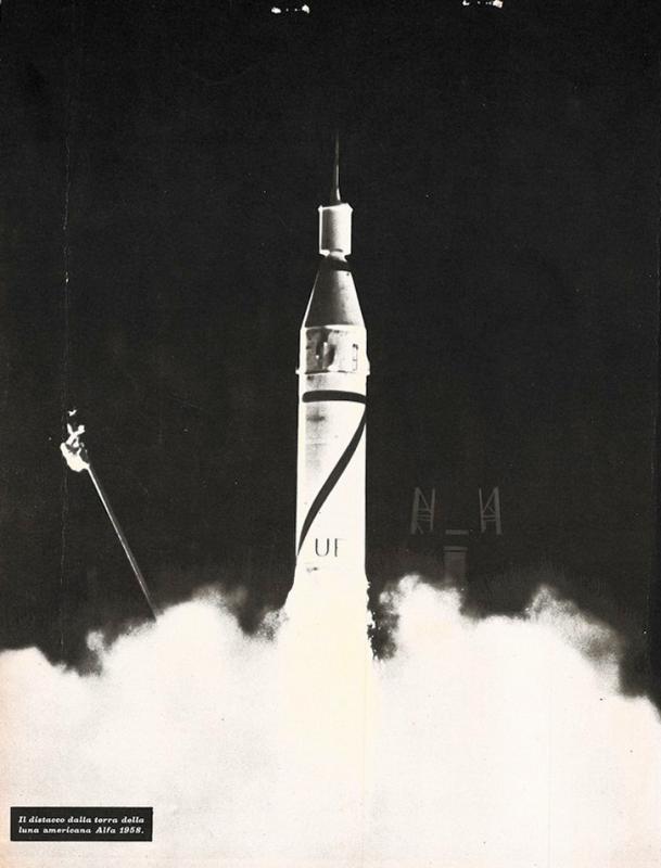 Seconda di copertina, "La luna americana", marzo - aprile 1958, anno VI, n. 2