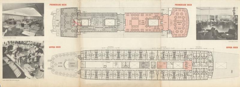 Promenade deck - Upper deck