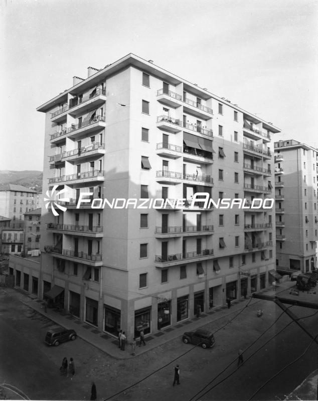 Genova - Marassi - costruzione nuovi caseggiati