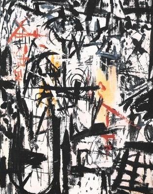 Emilio Vedova "Lettera aperta" (1957), marzo - aprile 1961, anno IX, n. 2, p. 40