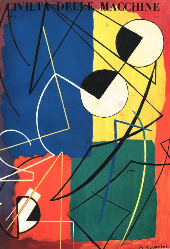 Copertina originale - di Gino Severini, gennaio - febbraio 1961, anno IX, n. 1