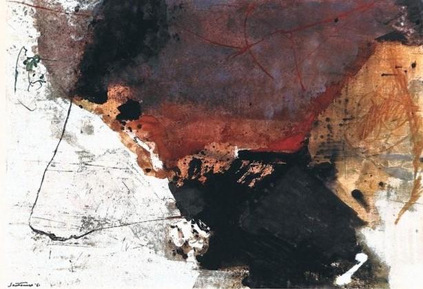 Giuseppe Santomaso "Tempera" (1961), gennaio - febbraio 1962, anno X, n. 1, p. 39