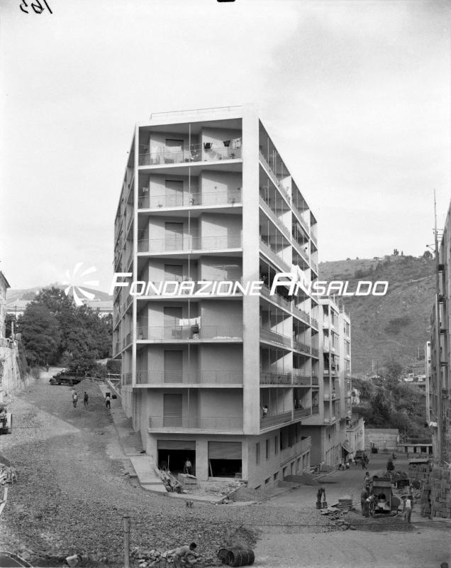 Genova - Marassi - costruzione nuovi caseggiati