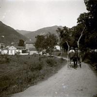 Strada dietro le fornaci della Plinthos (taglio)