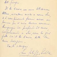 Lettera di Filippo Pedote a Giorgio Parodi - 5 febbraio 1948
