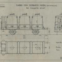 Officina Veicoli Ferroviari - Carro con serbatoi mobili