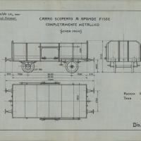 Officina Veicoli Ferroviari - Carro scoperto a sponde fisse