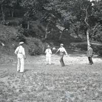Giuoco del Football in Campopiano (taglio)