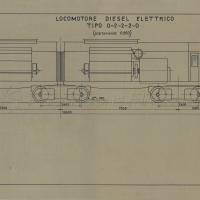 Locomotore diesel elettrico tipo 0-2-2-0