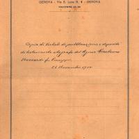 Testamento olografo di Gerolamo Nossardi, 24 novembre 1910