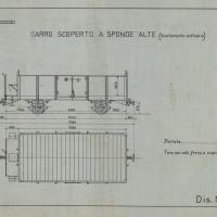 Officina Veicoli Ferroviari -  Carro scoperto a sponde alte