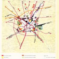 Schema territoriale del nuovo piano regolatore di Milano, luglio - agosto 1961, anno IX, n. 4, p. 51