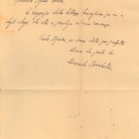 Lettera di Riccardo Bacchelli a Giovanni Ansaldo, 22-04-1927