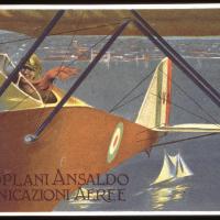 Gio. Ansaldo & C. - pubblicità della produzione aeronautica di Filippo Omegna