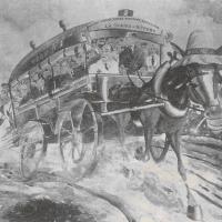 Caricatura della "Bianca C." del cameriere Pandullo