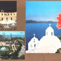 Immagini di Atene, Istanbul e Santorini