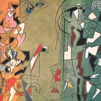 Gino Severini, uno dei sette grandi pannelli decorativi nell'atrio del palazzo dei congressi all'EUR di Roma, gennaio - febbraio 1961, anno IX, n. 1, p. 41