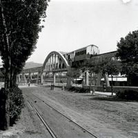 Telfer elettrica. Ponte in cemento (taglio)
